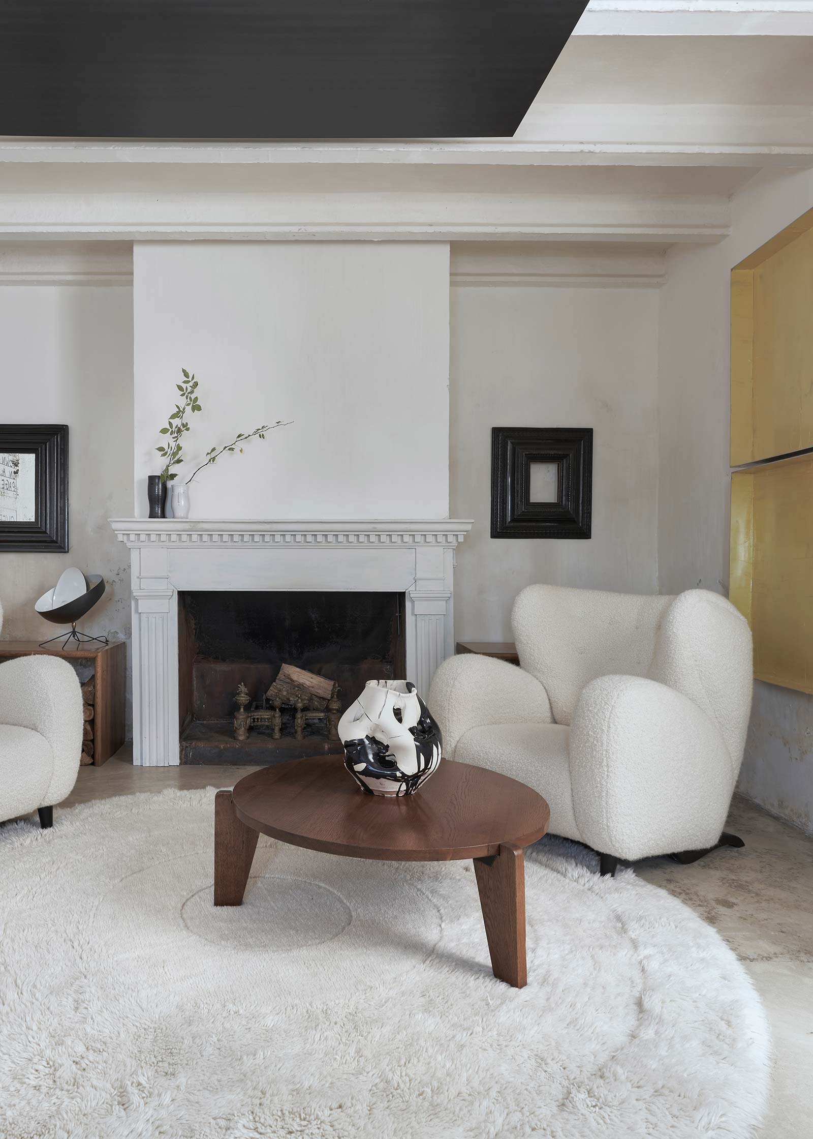 Lorena Canals Woolable Rug Arctic Circle Sheep White Round WO ARCTIC WH 14