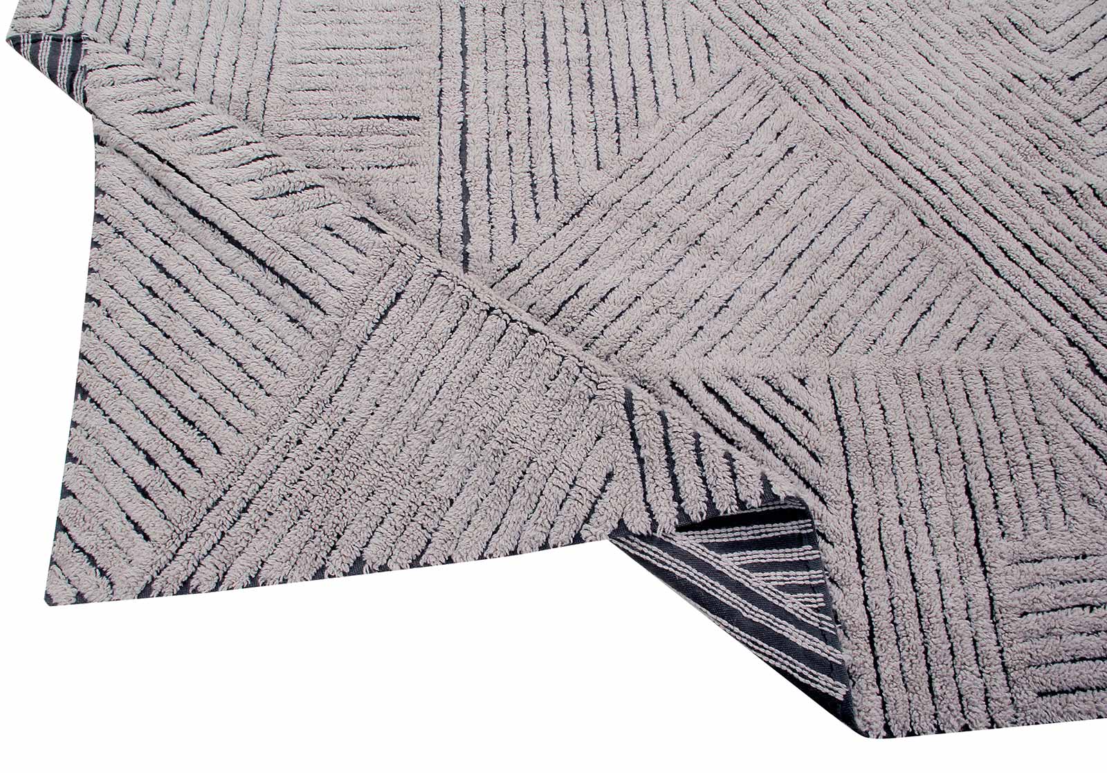 Lorena Canals Woolable Rug Black Chia WO CHIA L 2