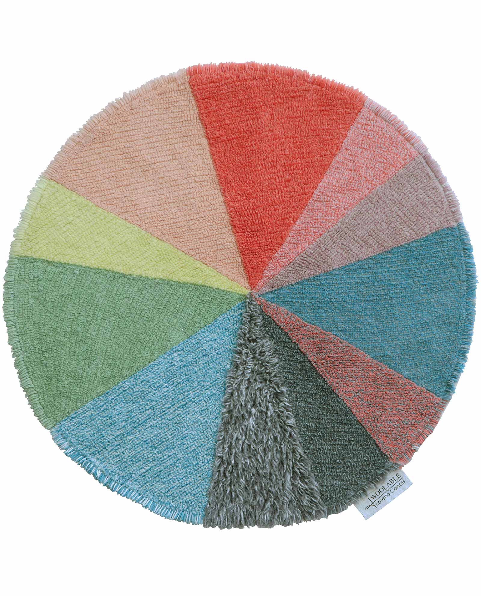 Lorena Canals Woolable Rug Pie Chart WO PIE RS 1