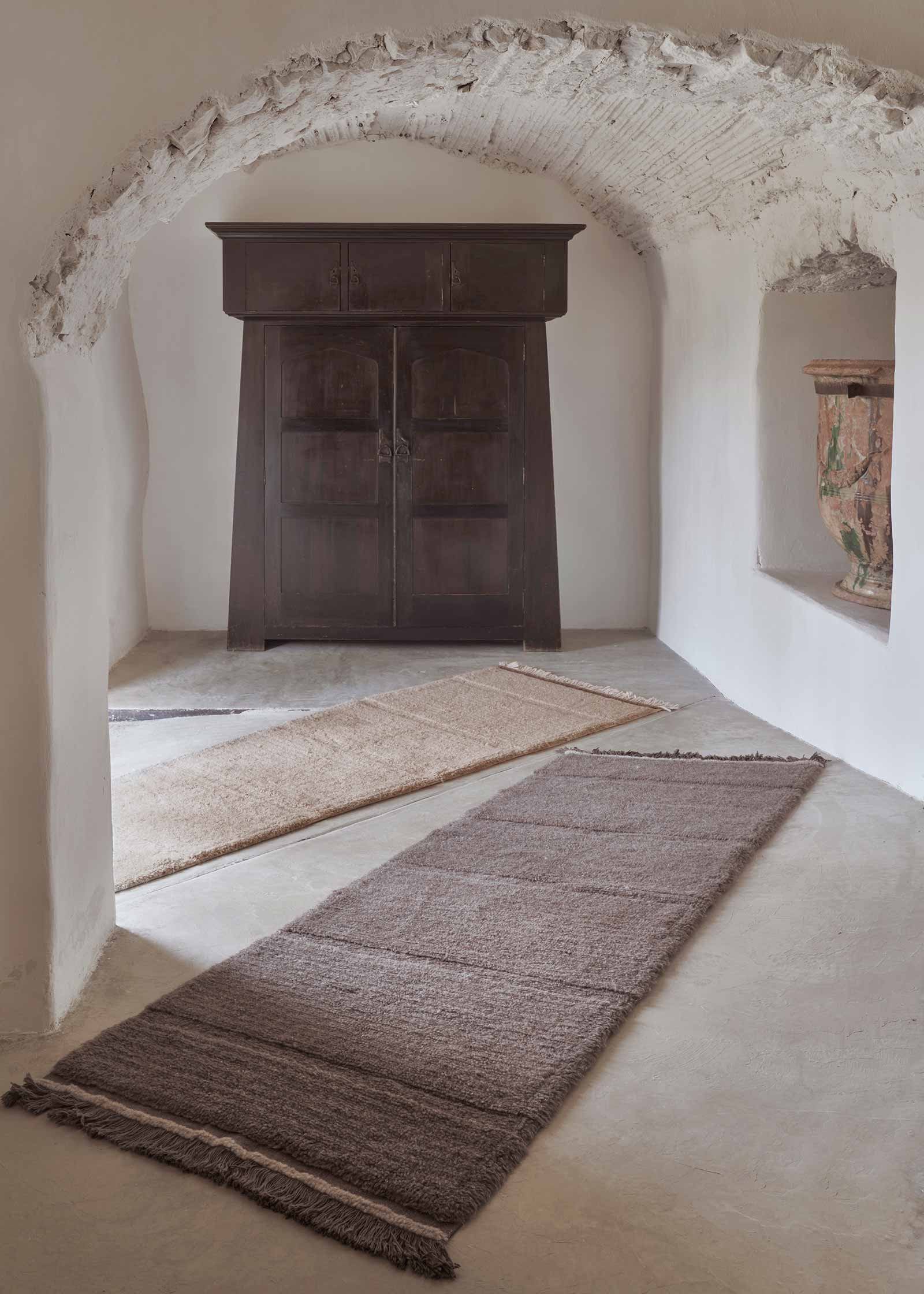 Lorena Canals Woolable Rug Steppe Sheep Brown WO STEPPE BW R 11