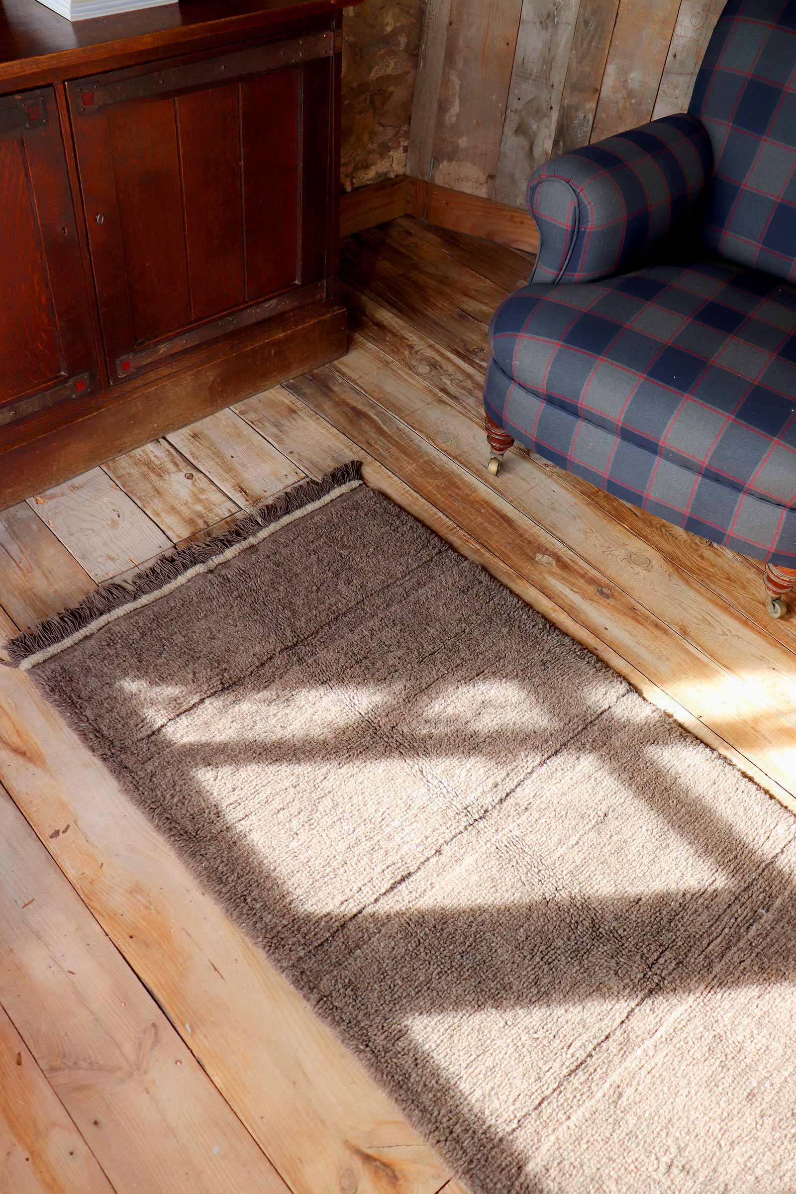 Lorena Canals Woolable Rug Steppe Sheep Brown WO STEPPE BW R 14