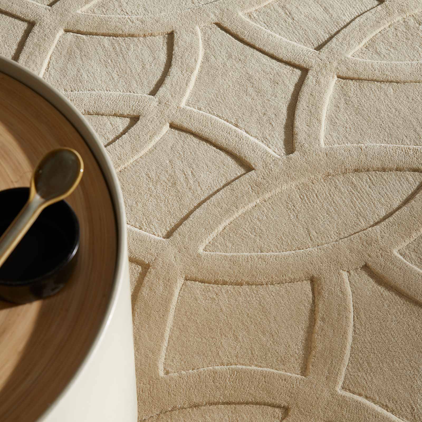 Concept Looms rug Priory PR 101 CIRCLES BEIGE interior 3