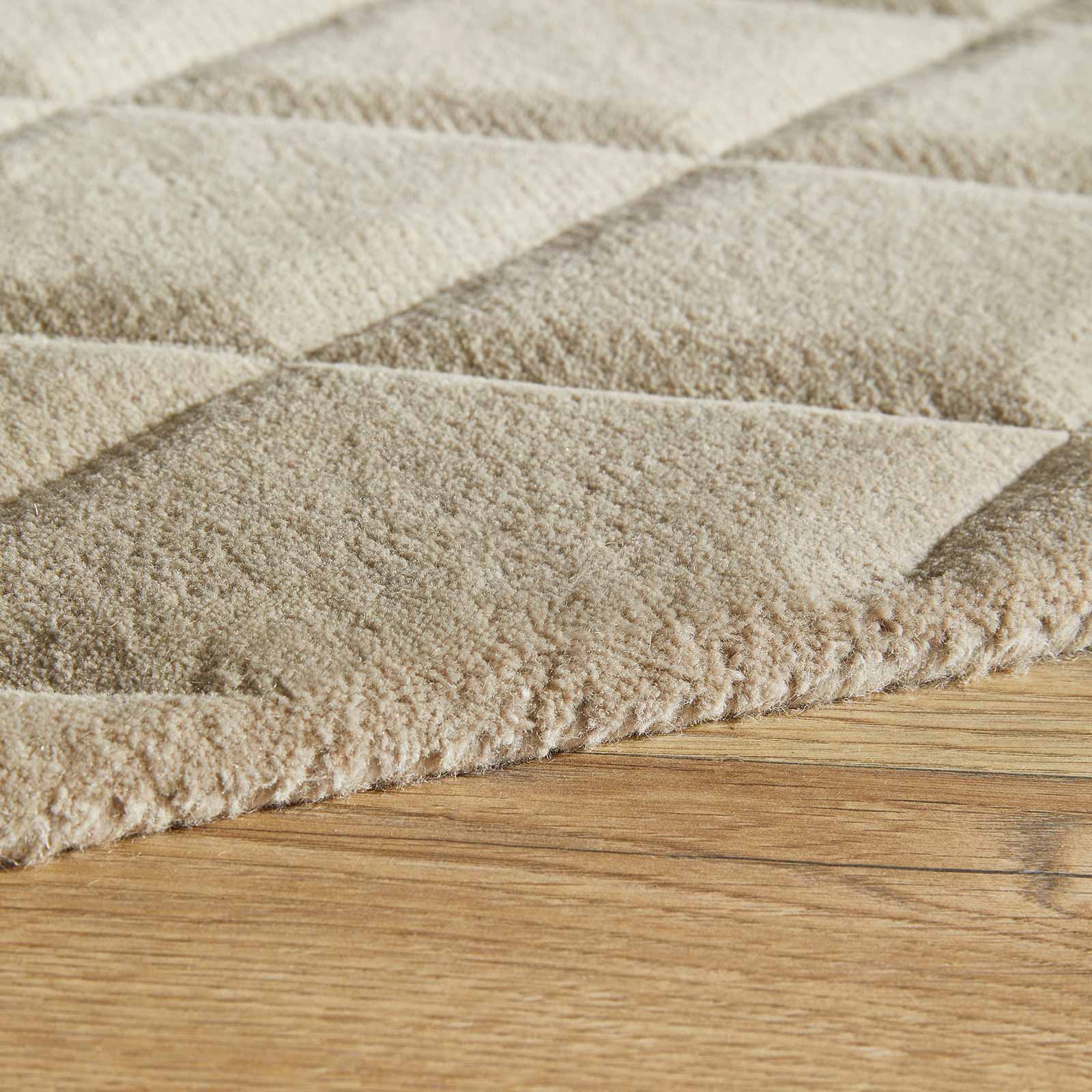 Concept Looms rug Priory PR 103 DIAMONDS TAUPE border