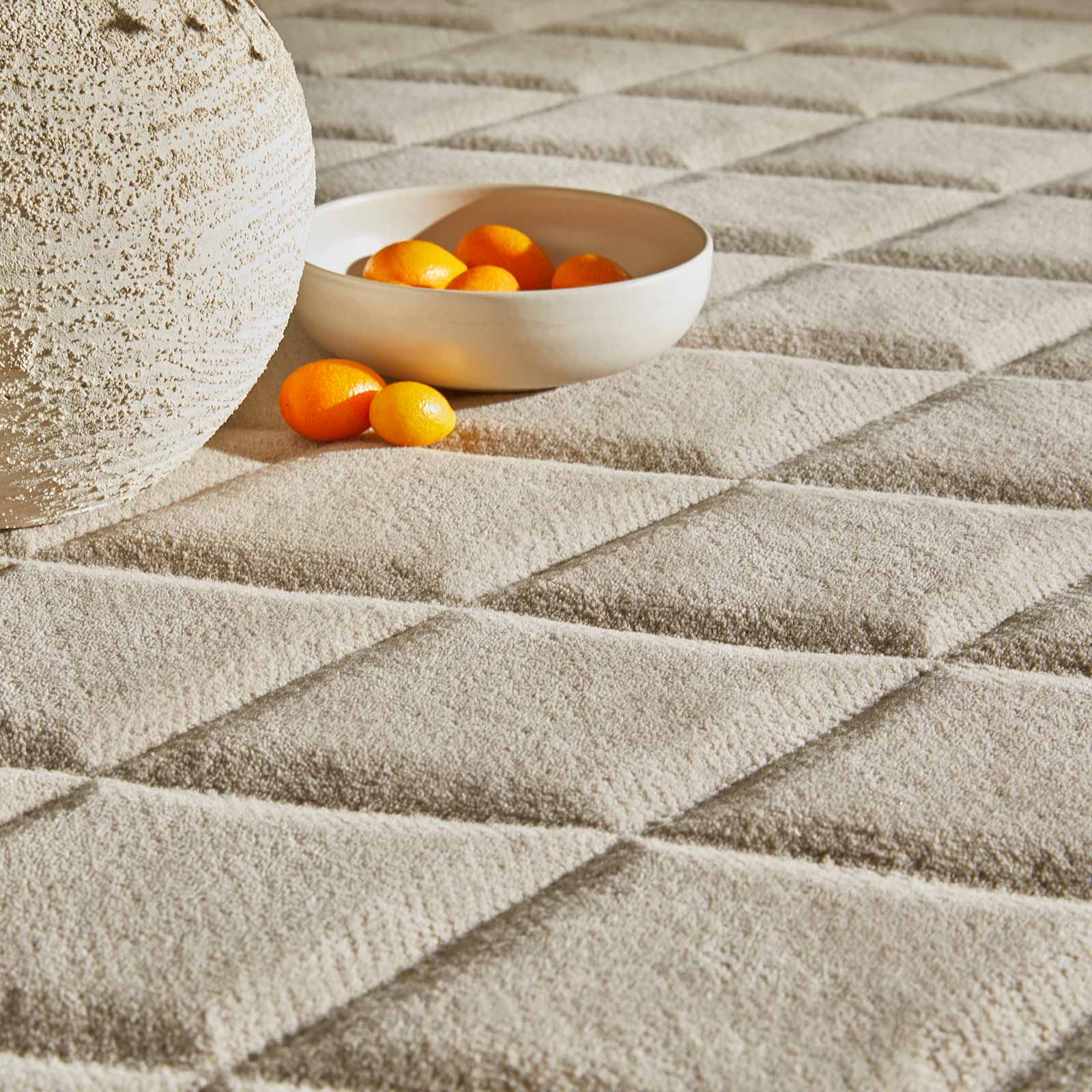 Concept Looms rug Priory PR 103 DIAMONDS TAUPE interior 3