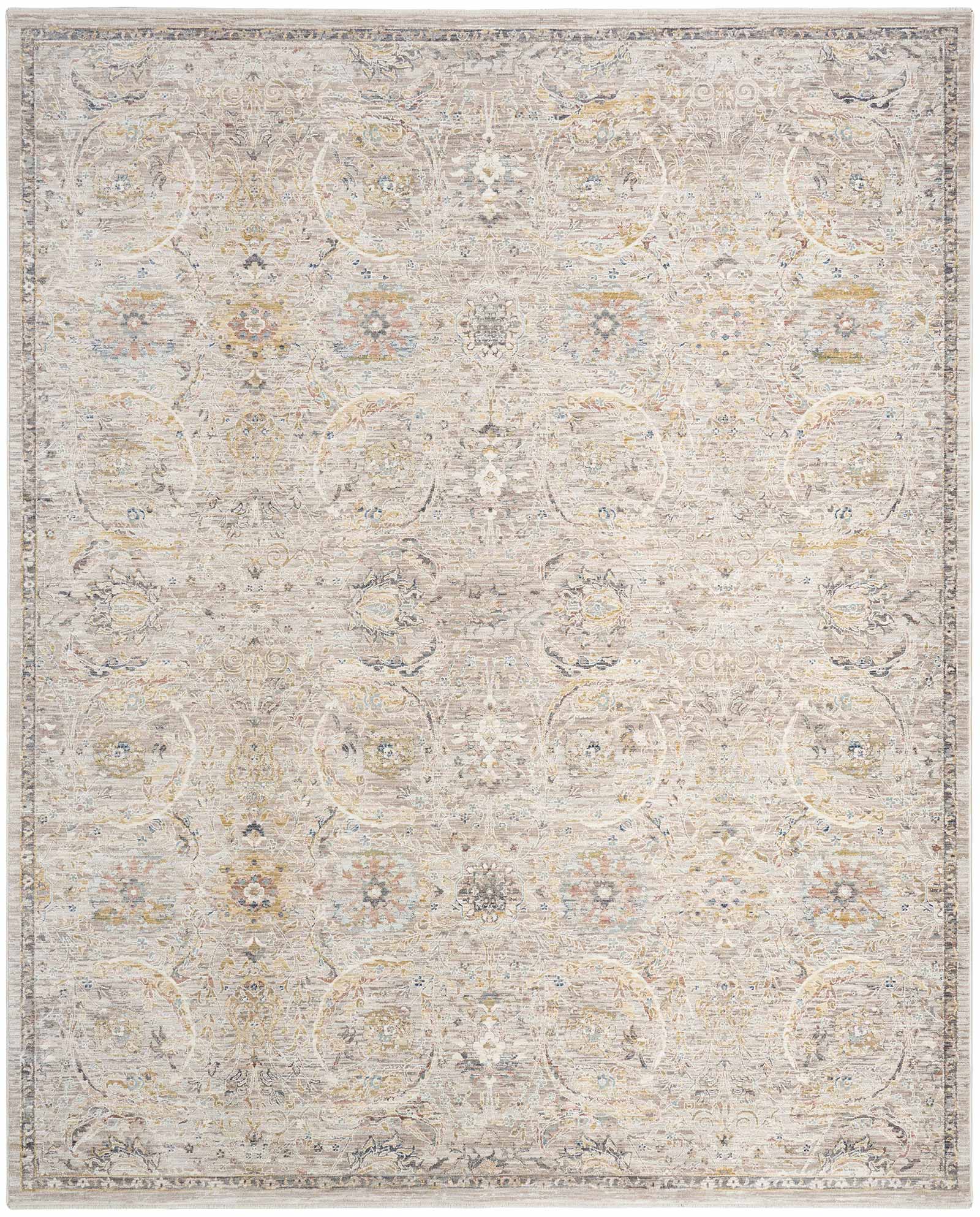 Nourison rug Antique Fusion ANF03 LTGRY LIGHT GREY 5x8 841491157879