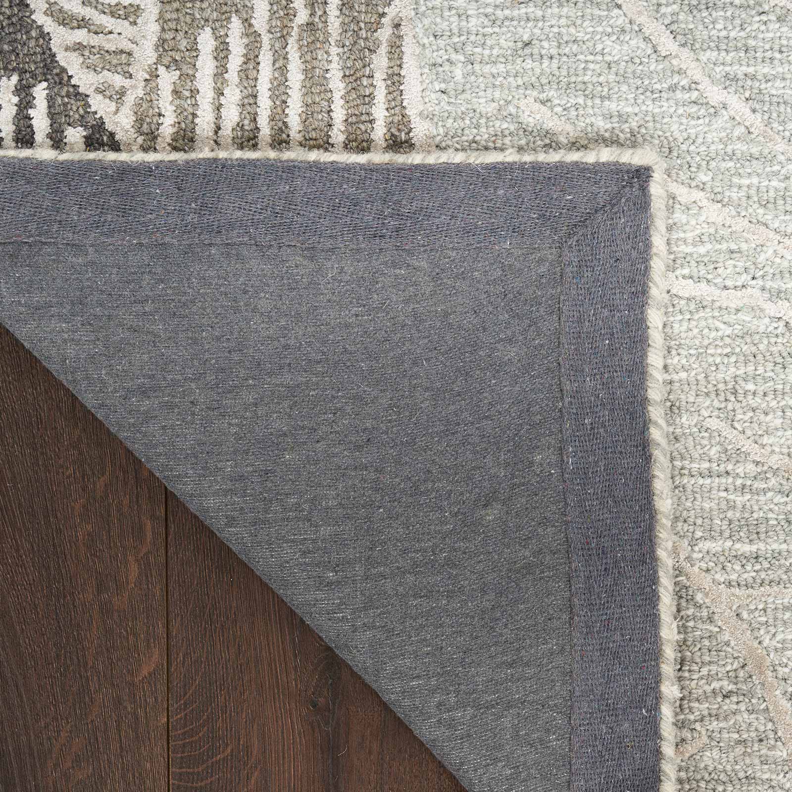 Nourison rug Avra AVR01 GREY 9x12 099446970428 corner B