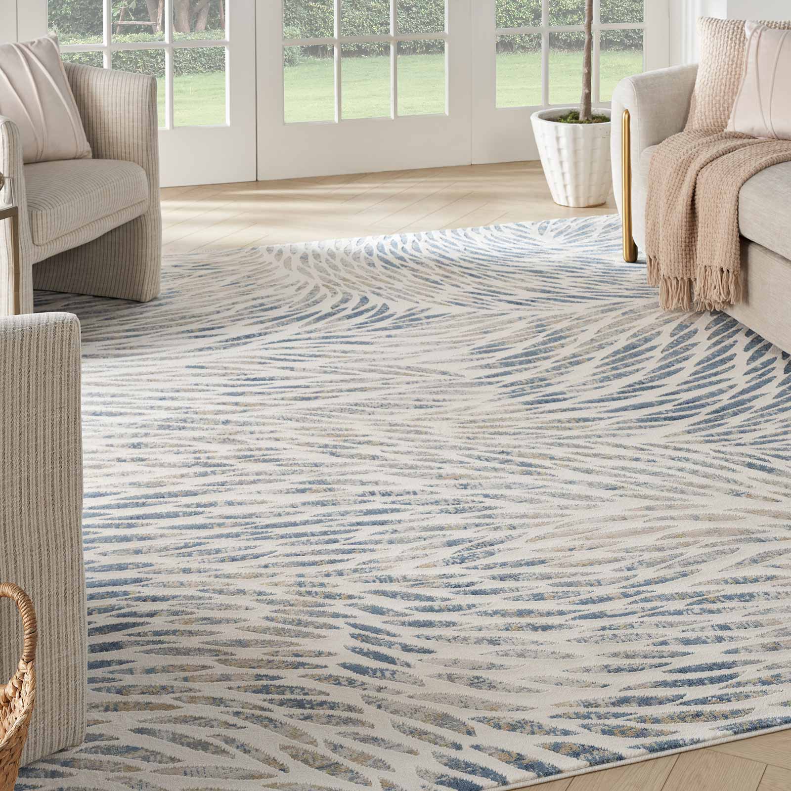 Nourison rug Exhale EXL03 MULTI MULTICOLOR 8x10 099446955289 interior 1
