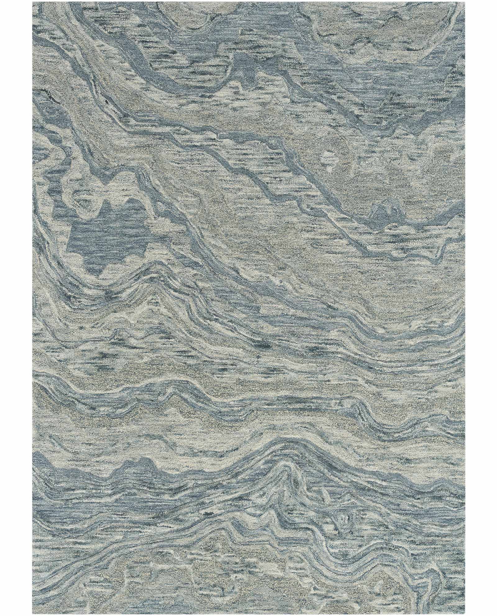 Nourison rug Graceful GRU01 BLUE 5x7 099446939128
