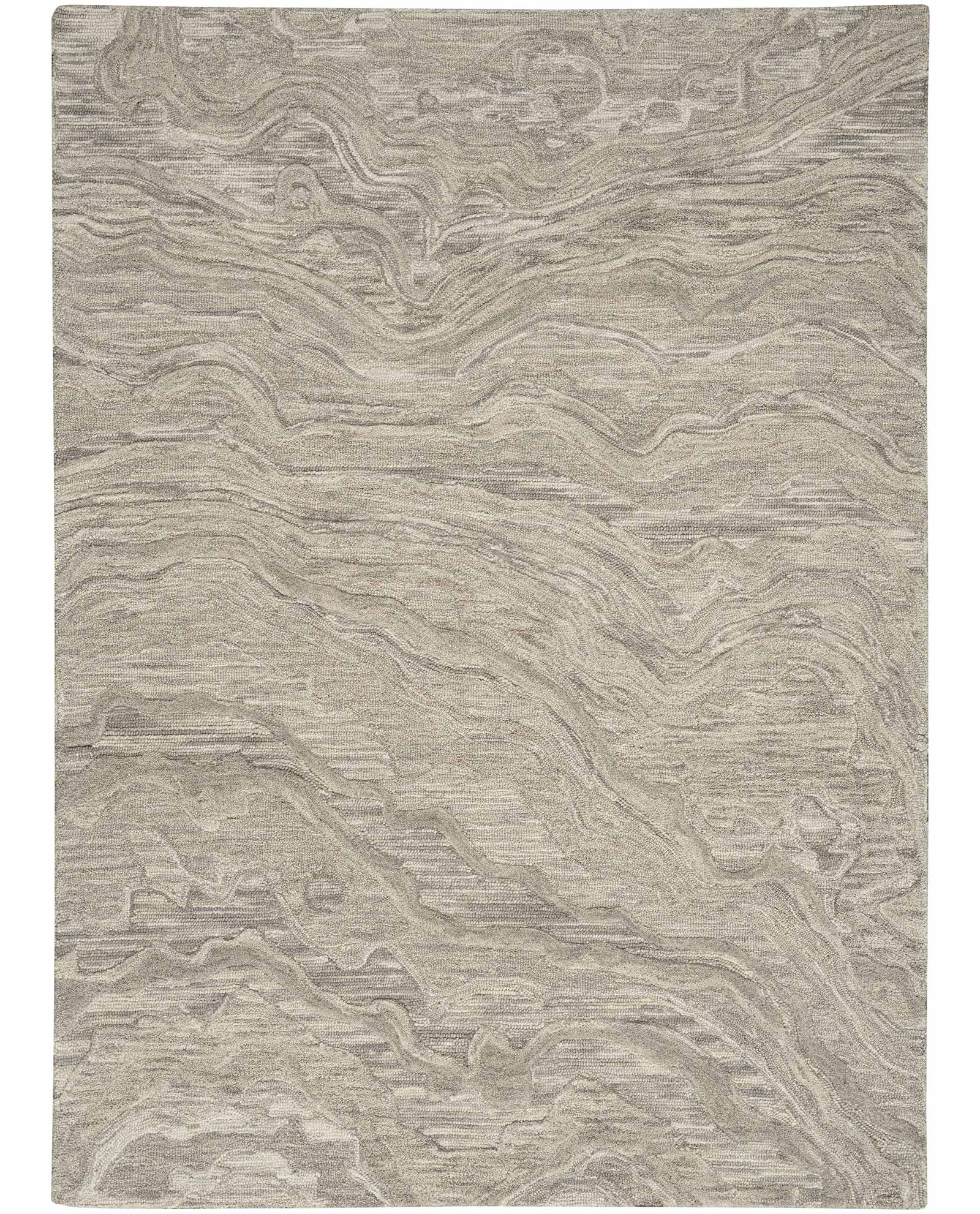 Nourison rug Graceful GRU01 GREY 5x7 099446939173