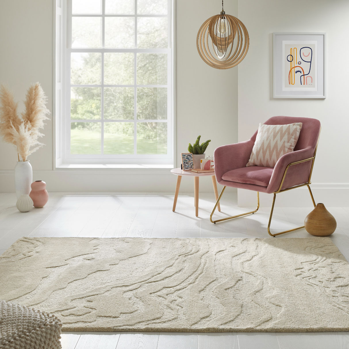 Nourison rug Graceful GRU01 IVORY 5x7 099446939227 5