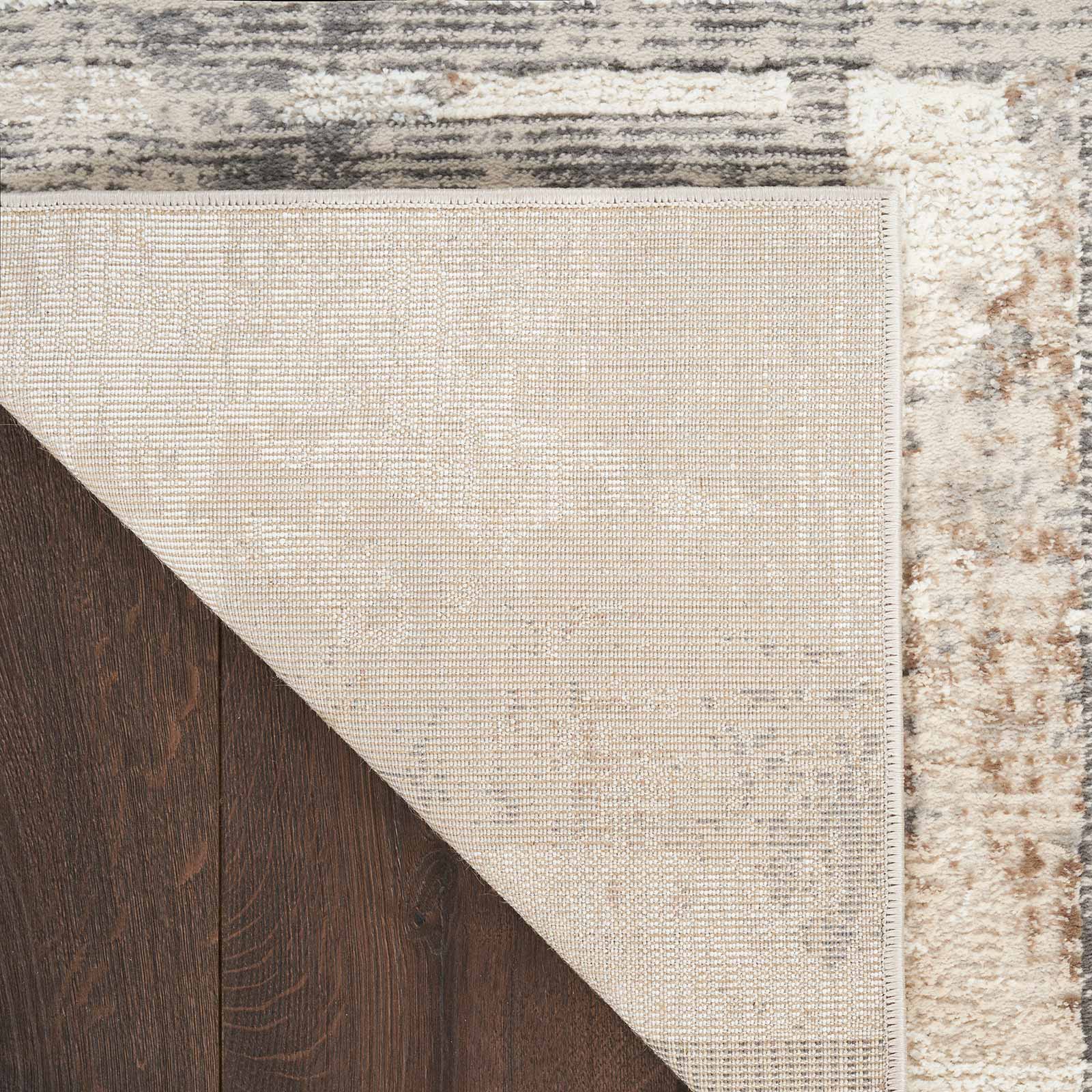 Nourison rug Sustainable Trends SUT02 IVMTC IVORY MULTICOLOR 5x7 099446954190 corner B