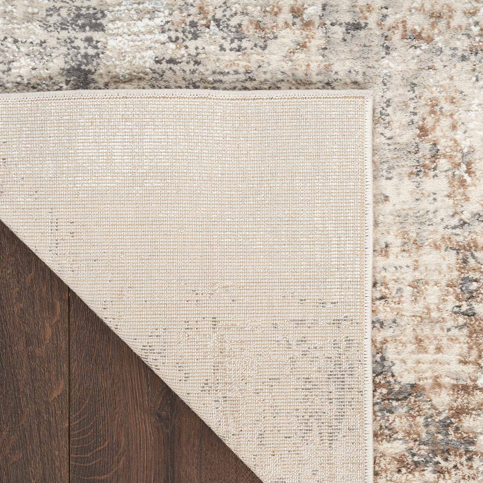 Nourison rug Sustainable Trends SUT04 BGEGY BEIGE GREY 5x7 099446954305 corner B
