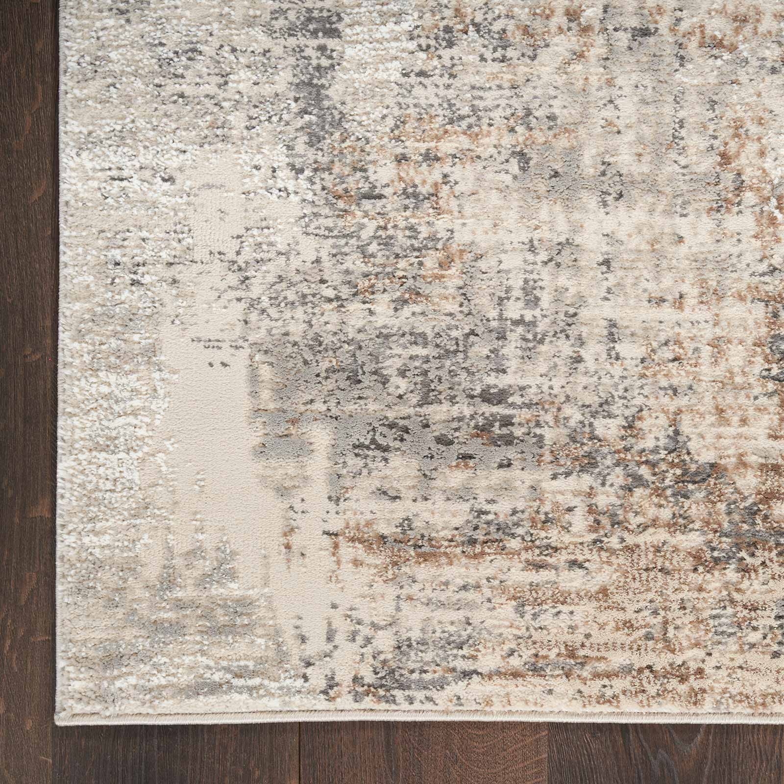 Nourison rug Sustainable Trends SUT04 BGEGY BEIGE GREY 5x7 099446954305 corner