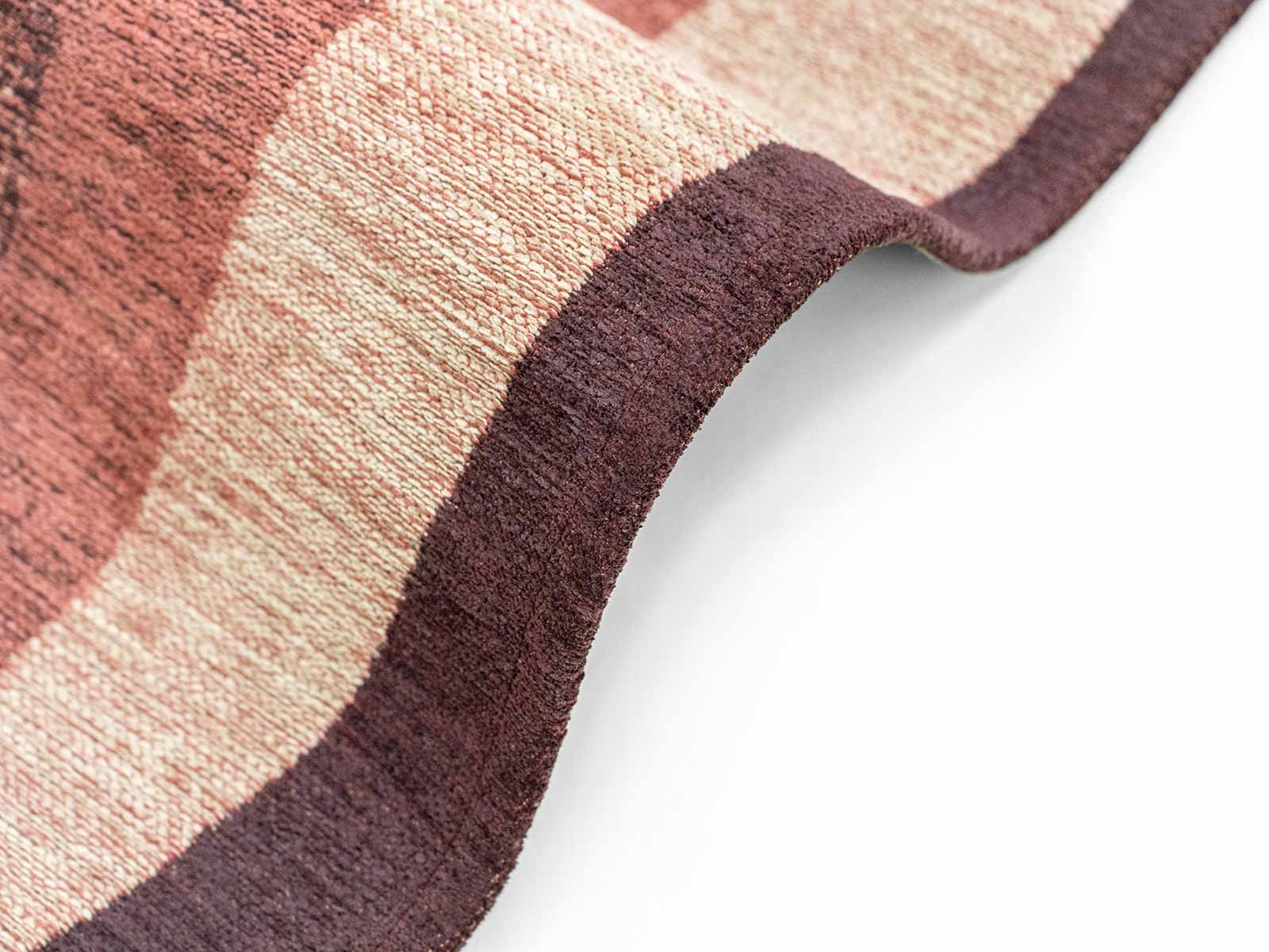 Louis De Poortere rug Craft 2064 Marble Rosewood upfold