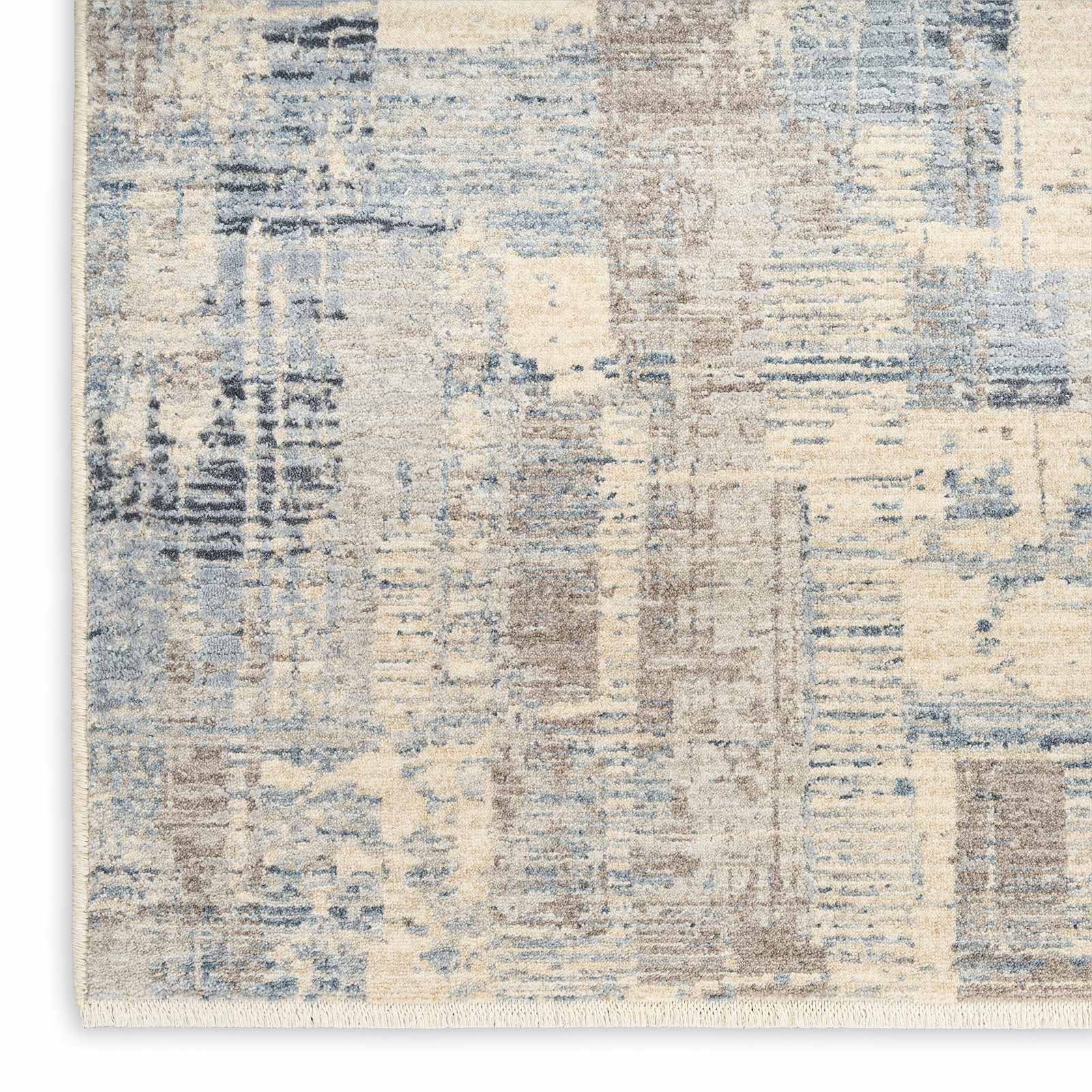 Calvin Klein rug Drift CK089 DRF04 BLBGE BLUE BEIGE 8x10 841491197745 CRW