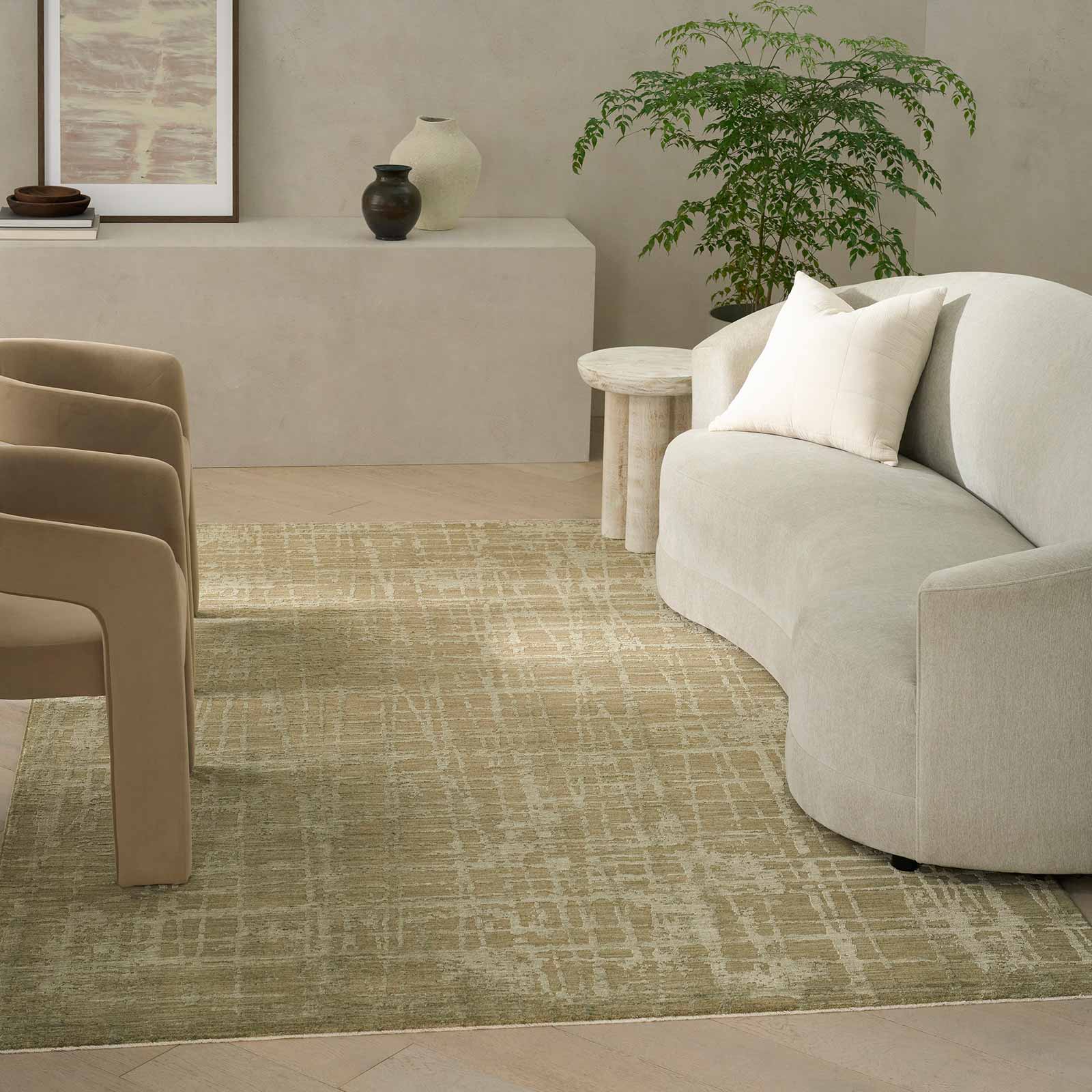 Calvin Klein rug Latitude CK090 LTD01 GREEN 5x8 841491193846 ROOM 1